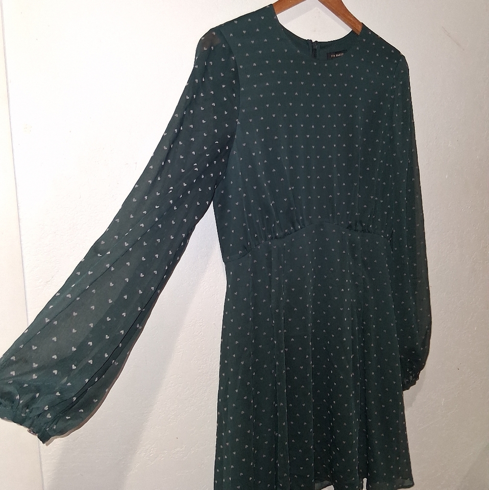 TED BAKER Kobie Hearts Dress - Picture 6 of 10
